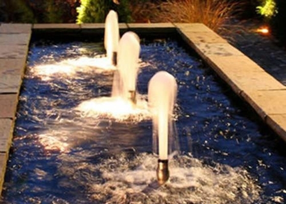 Cabeça dançando Fountain bicos de aço inoxidável espumoso jato para música fonte, lago fonte