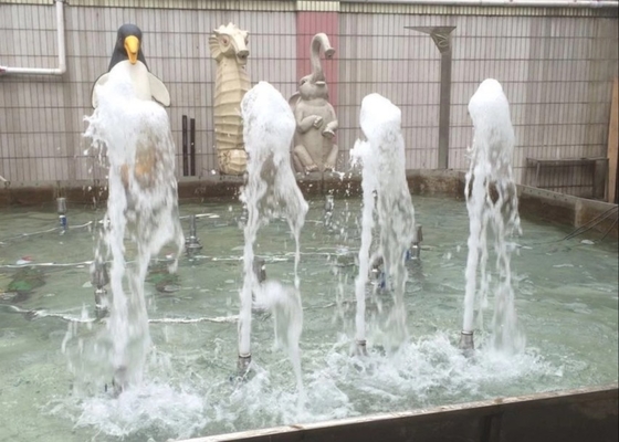 Aço inoxidável jato espumoso para fonte de música, fonte de lago