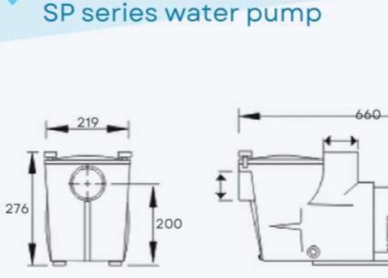 2023 SP1005 Bombas de água para piscinas de 1 HP