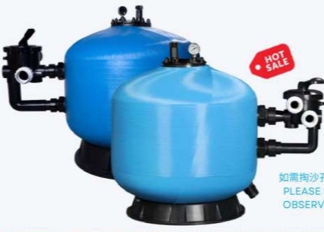 SS400 Tanque de filtragem de areia para piscinas de fibra de vidro
