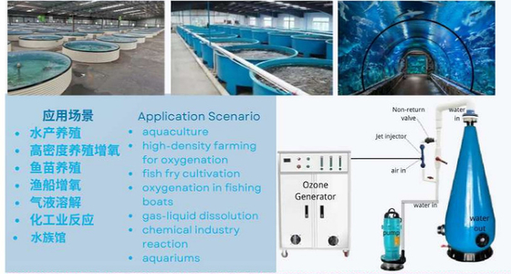 S400-H1050 Cone de aeração, adequado para aquicultura, piscina de alta qualidade.