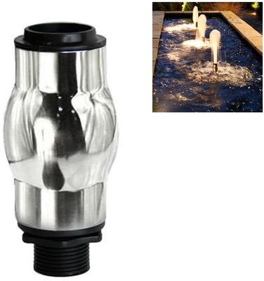 1,5" bocal espumoso de aço inoxidável e plástico da fonte de água da espuma