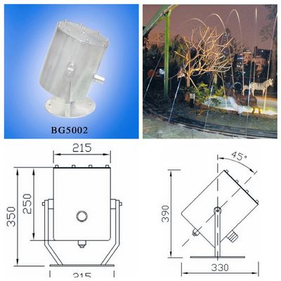 8000 bocal laminar da fonte do L/H SS304 18mm