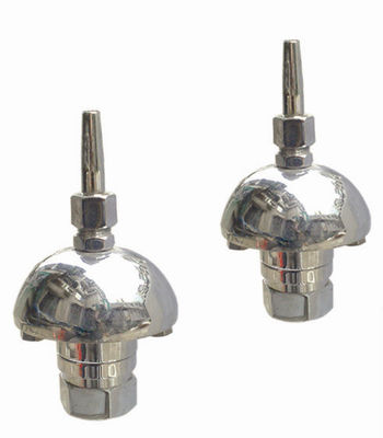 1" rotação de bronze Dragon Water Fountain Jet Nozzle 3m3/h de Chrome