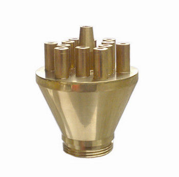 1,5" 2,5" cabeças de pulverizador de bronze da fonte de água do bocal de jato da fonte do tiro de Concertrating