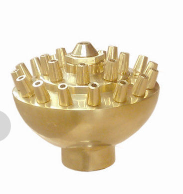 Bronze 3 séries bocal de jato da fonte de água da flor de 2 polegadas