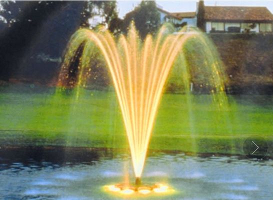 Cabeças de pulverizador de bronze da fonte da lagoa de água do bocal de jato da fonte da borla da prata de Chrome