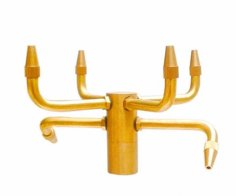 Bocais de bronze da fonte da lagoa das cabeças de pulverizador da fonte de água do bocal de jato da fonte da pirueta