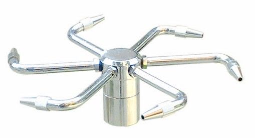 Bocais de gerencio de bronze da fonte da lagoa das cabeças de pulverizador da fonte do bocal de jato da fonte de Chrome