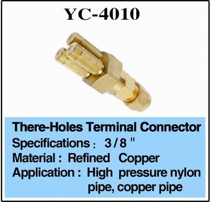 3/8" único conector terminal para o bocal de névoa da água