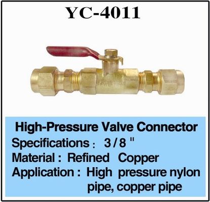 3/8" conector de válvula de bronze da água para o bocal da água da névoa