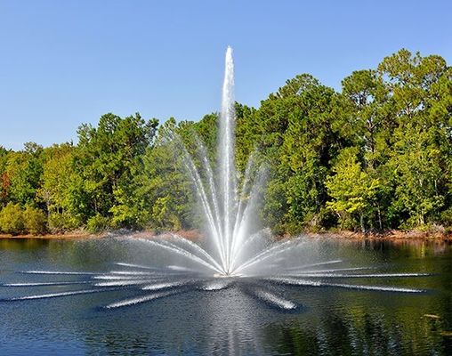 Fonte de água de aço inoxidável gráfica do jardim 800mm do projeto