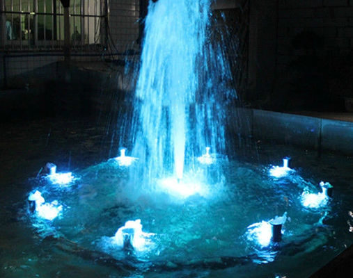 380v coloridos 3m iluminam acima a fonte de água