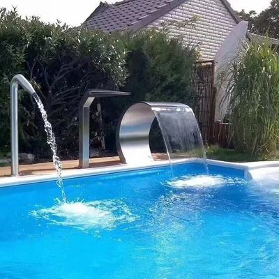 Jato de aço inoxidável da cachoeira da lagoa da montagem ROHS 316 da parede