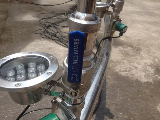 Válvula de bola de aço inoxidável da água de 1 polegada da piscina