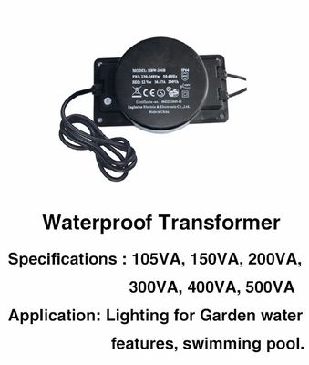 Transformador impermeável plástico da piscina de IP68 500VA