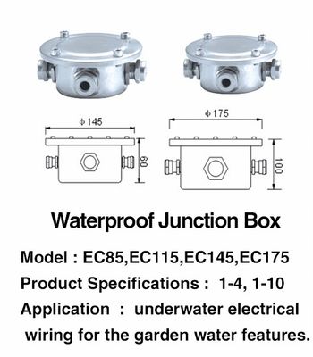 O diâmetro de aço inoxidável 145mm 175mm Ip68 Waterproof a caixa de junção