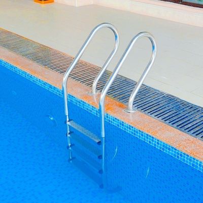5 escada de aço inoxidável da piscina de etapas 1.35mm
