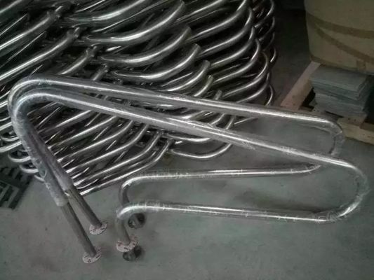 A superfície lustrou os punhos da garra da piscina SS304 de 1.0mm