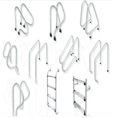 4 escada de aço inoxidável da piscina de etapas 1.0mm