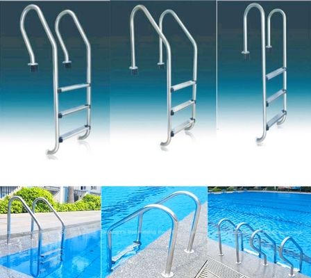 4 escada de aço inoxidável da piscina de etapas 1.0mm
