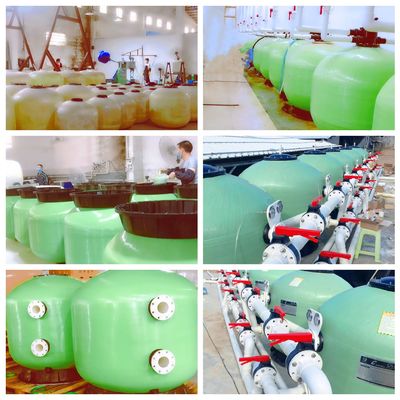 Filtros de areia comerciais superiores da piscina da montagem 410mm