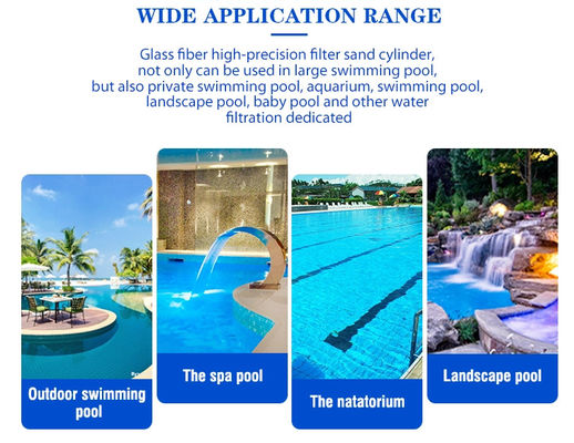 filtros de areia comerciais da piscina de 0.16m2 135Ipm 460mm