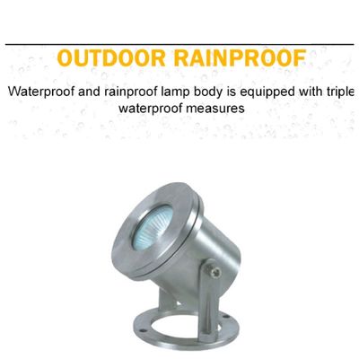 SS304 12V 3W Waterproof luzes subaquáticas do diodo emissor de luz