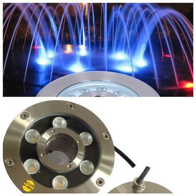 50000 horas de luzes subaquáticas da fonte de 145mm 12V 9W