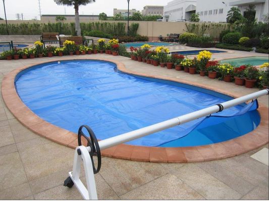 Tipo tampa da bolha da piscina do manual de IP68 4mm com rolo