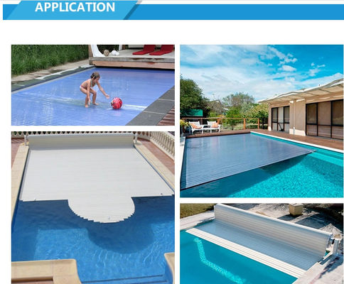 Tampa automática da piscina do PC 8X4M com um rolo