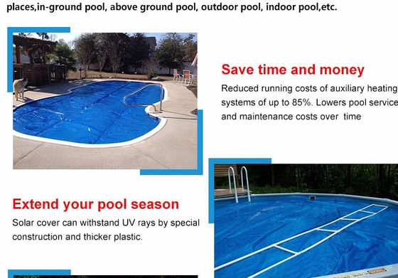 PE 2.5×50m tampa solar da piscina de 400 mícrons