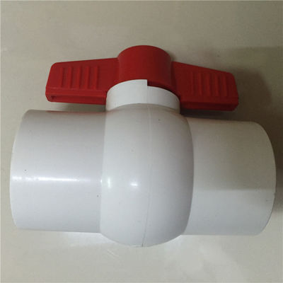 Válvula de bola comercial da tubulação de água do PVC dos acessórios da piscina