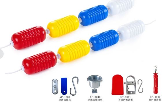 Cordas da pista da piscina da prova 25m do risco da forma de Spirality
