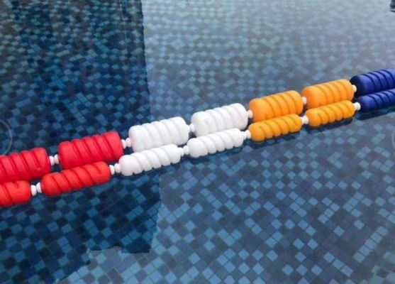 Cordas da pista da piscina da prova 25m do risco da forma de Spirality