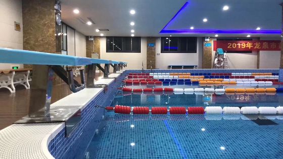 Cordas da pista da piscina da prova 25m do risco da forma de Spirality