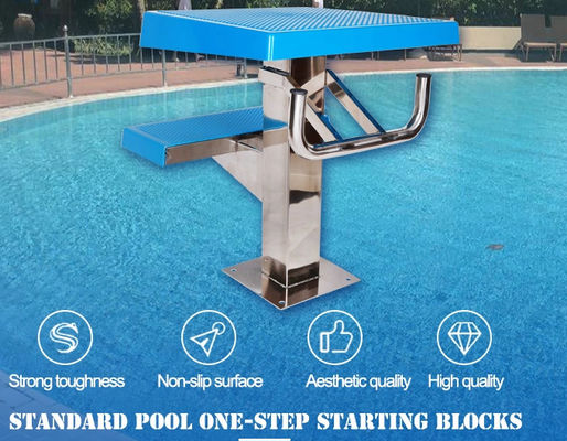 2 bloco começar de aço inoxidável da piscina de etapas 500mm