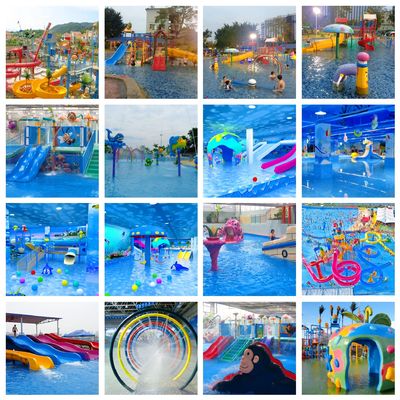 Corrediças de água do pirata da piscina da fibra de vidro