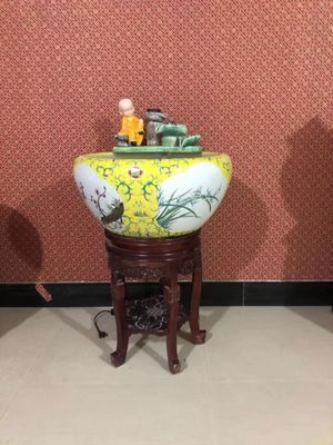 Bacia dos peixes da porcelana 460mm Koi