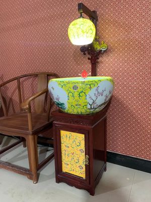 Bacia dos peixes da porcelana 460mm Koi