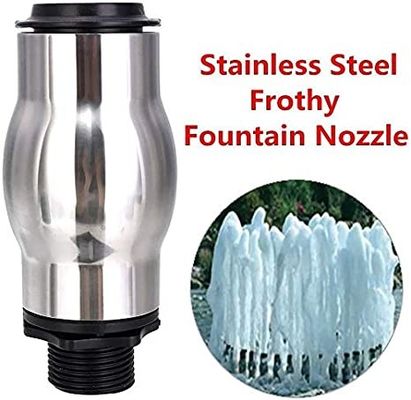 1" fonte de água espumoso plástica de aço inoxidável Jet Nozzle da espuma