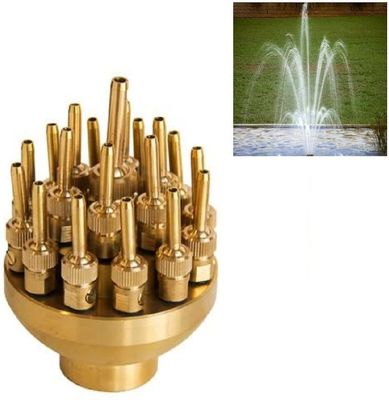 1" as 3 camadas ajustáveis de bronze floresce bocais da fonte da flor