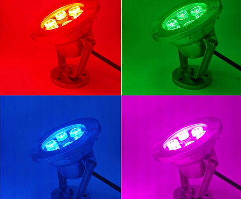 A fonte de água do jardim 7000K 24V 6W IP68 conduziu luzes