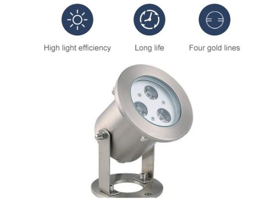 Luzes subaquáticas impermeáveis do diodo emissor de luz da fonte 7000K 3W da associação
