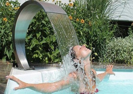 jato de aço inoxidável da cachoeira dos acessórios da fonte da associação de 600mm