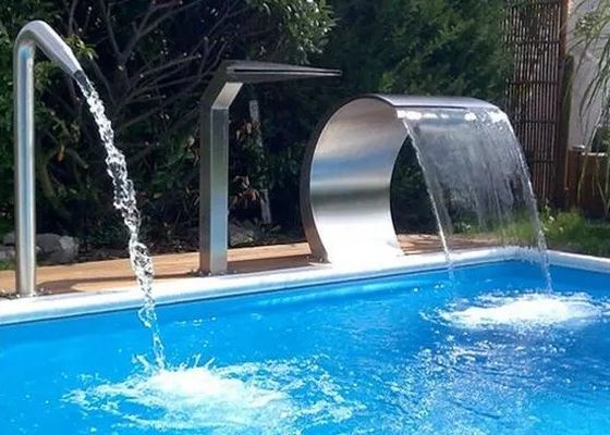 jato de aço inoxidável da cachoeira dos acessórios da fonte da associação de 600mm