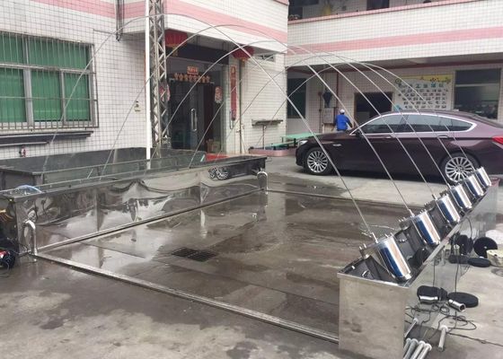 Cor que muda a fonte de água laminar do jato 1.5m do diodo emissor de luz