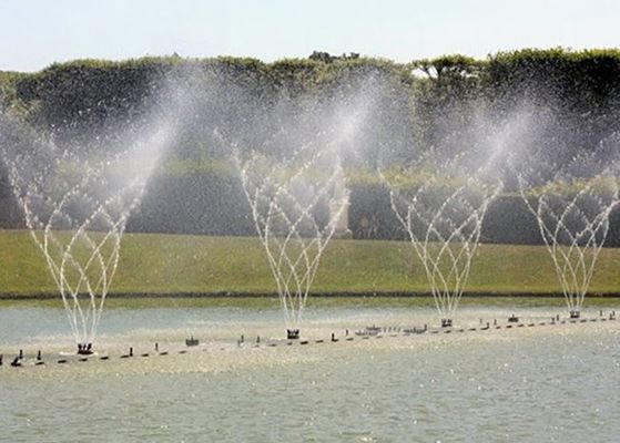A lagoa do jardim decora o bocal de gerencio da fonte de 1,5 polegadas