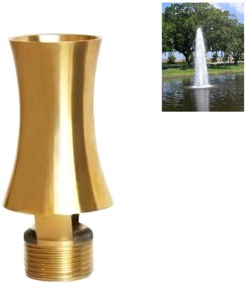 cabeças de pulverizador de bronze amarelas da fonte de água da torre do gelo 12m3/H