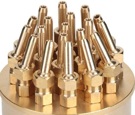 DN40 de bronze 1 1/2” 3 camadas florescem fonte Jet Nozzle